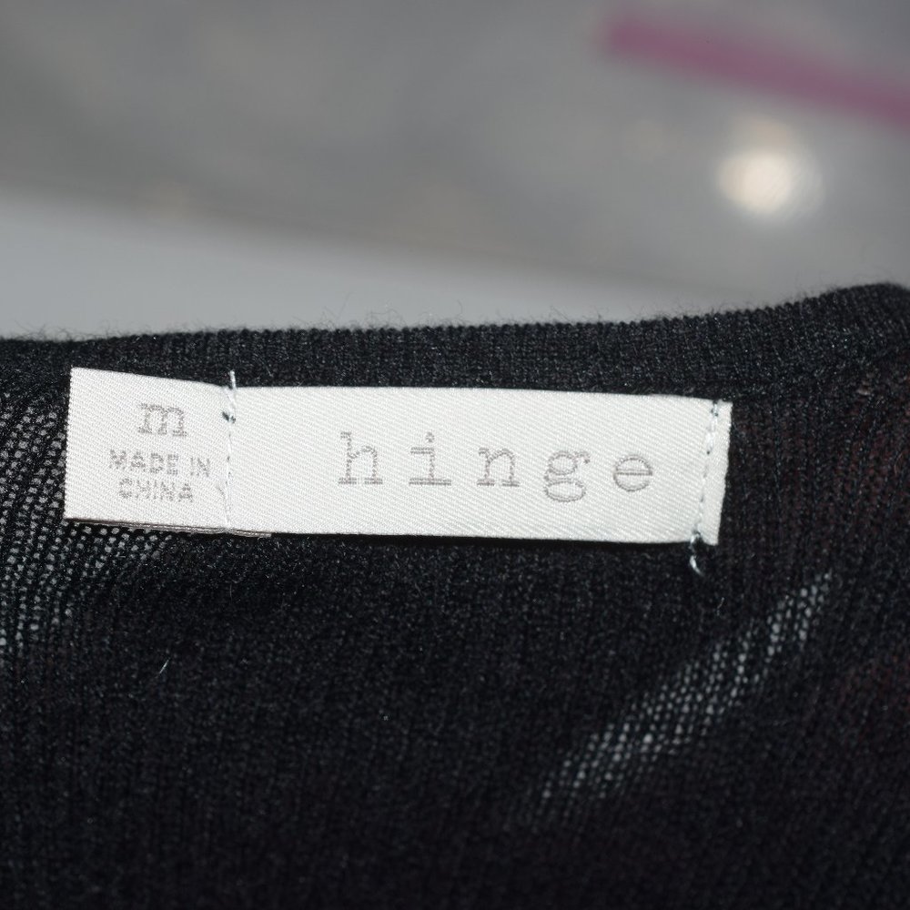 Hinge Black Long Sleeve Shirt